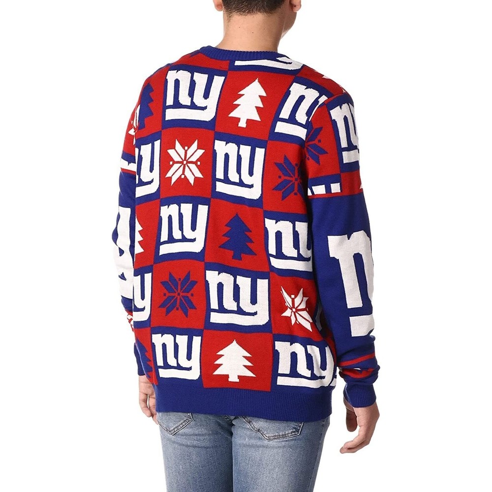 NEW FOCO NFL Men's New York Giants Ugly Sweater Size Large - Picture 3 of 4